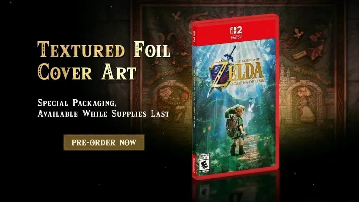 Zelda: Ocarina of Time para Switch 2 confirma fecha y edición física especial