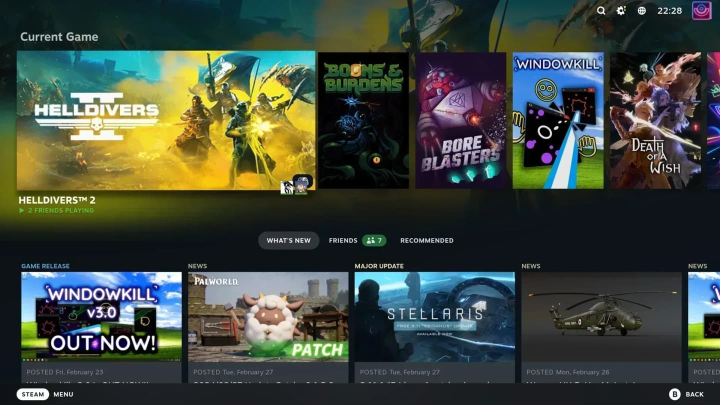 Steam prueba Big Art y protectores personalizados para renovar Big Picture