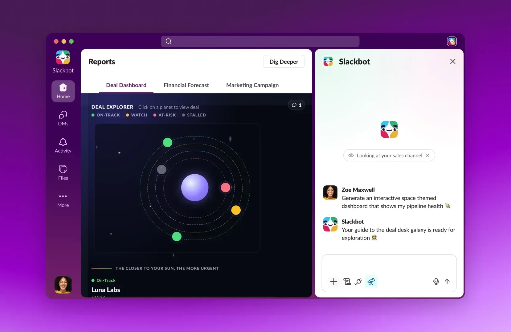 Slack prepara superficies interactivas creadas con IA desde las conversaciones