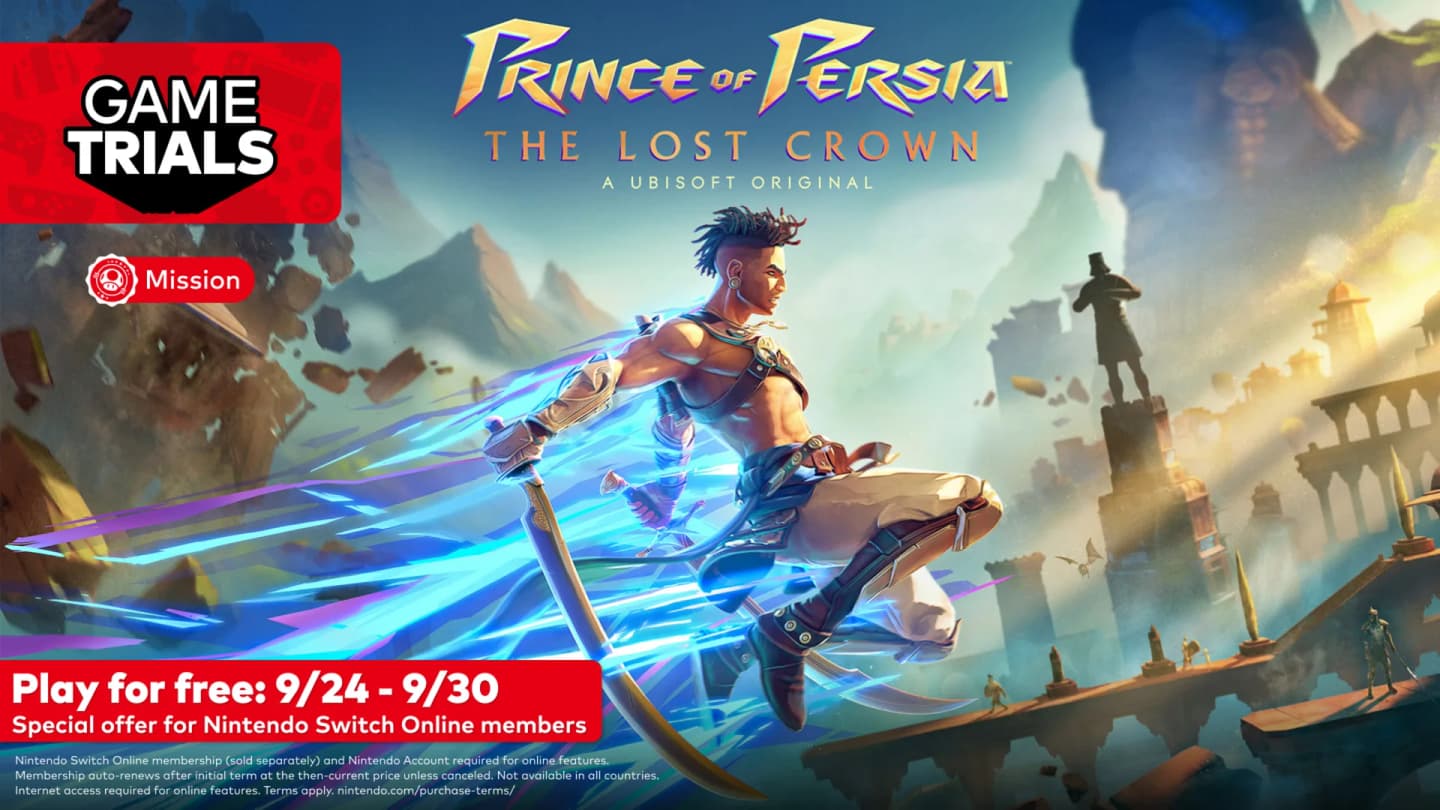 Prince of Persia: The Lost Crown se puede jugar gratis en Nintendo Switch Online hasta el 30 de septiembre