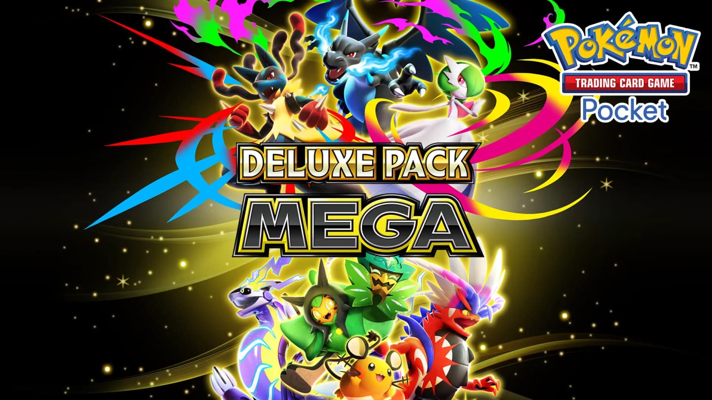 Pokémon TCG Pocket confirma Deluxe Pack: Mega, con una carta ex garantizada en cada sobre